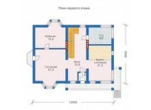 План дома  С-145