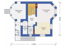 План дома  С-344
