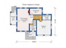 План дома  С-372