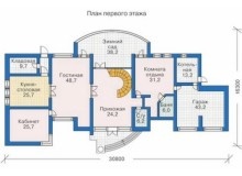 План дома  С-523